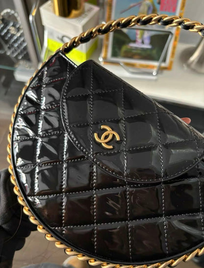 Chanel23k patent leather hula hoop latest model Brand new and unused