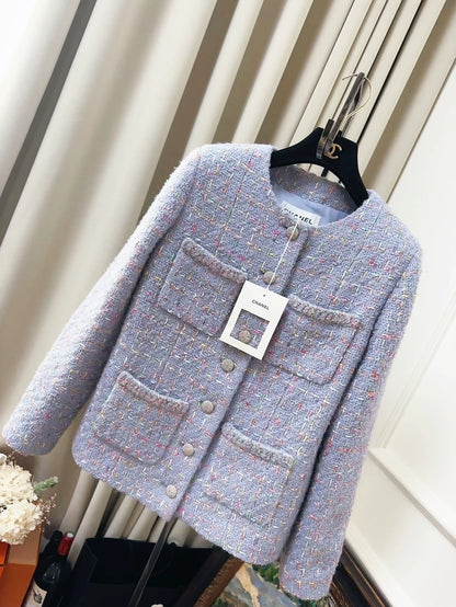 Chanel 25B pink and purple jacket
