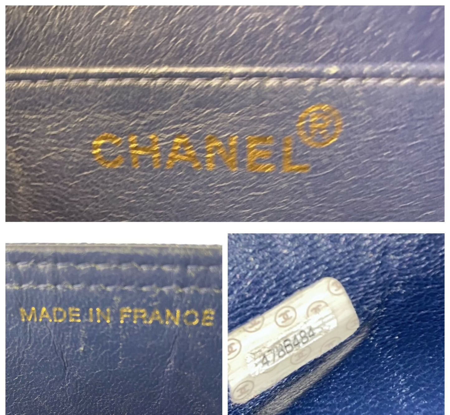 Chanel Vintage 1996 XL Blue Denim Quilted Jumbo Top Handle Briefcase Handbag