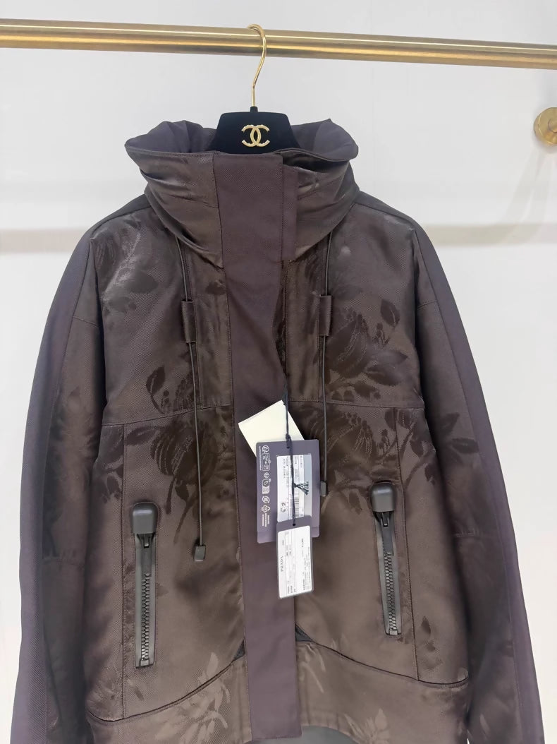 Prada Fall/Winter 2024 runway style oversized trench coat