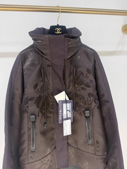 Prada Fall/Winter 2024 runway style oversized trench coat