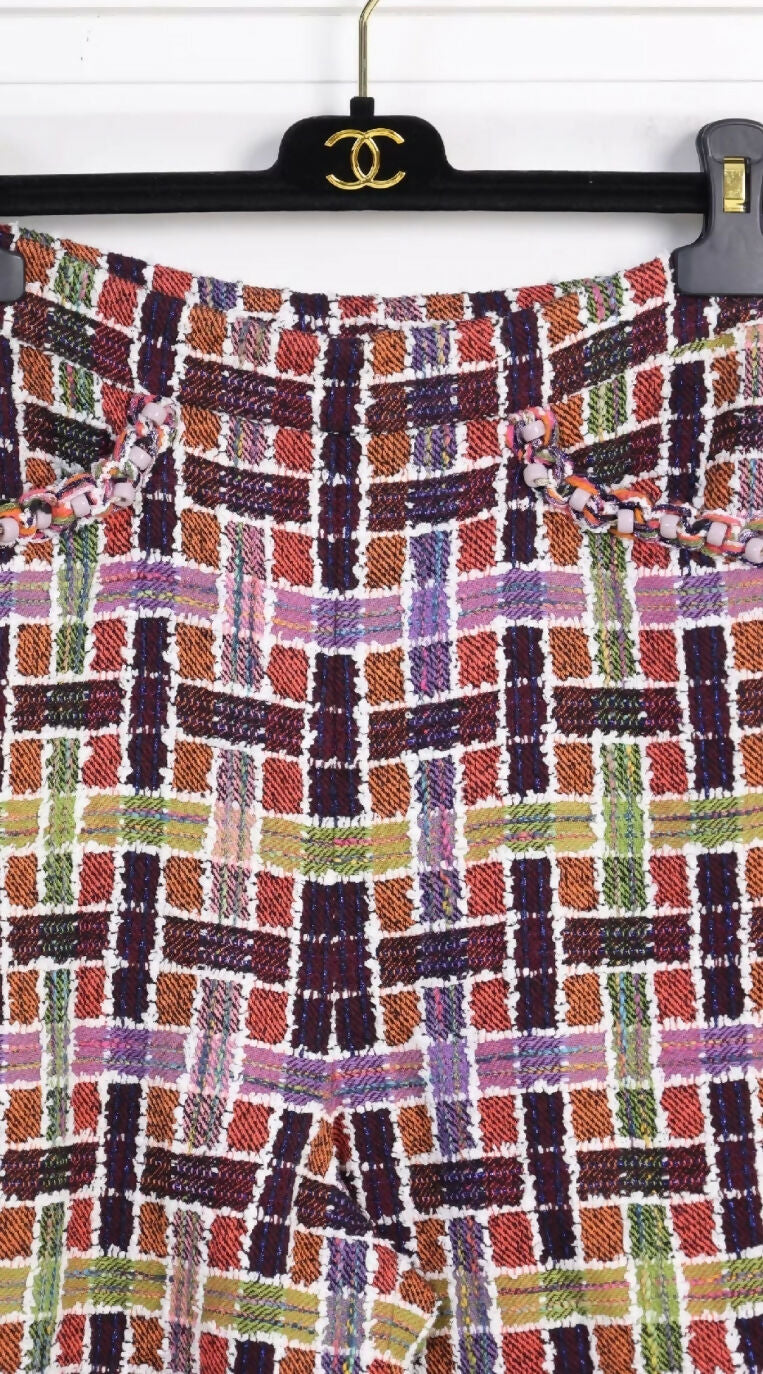 Chanel 23A colourful  Wide-Leg Pants