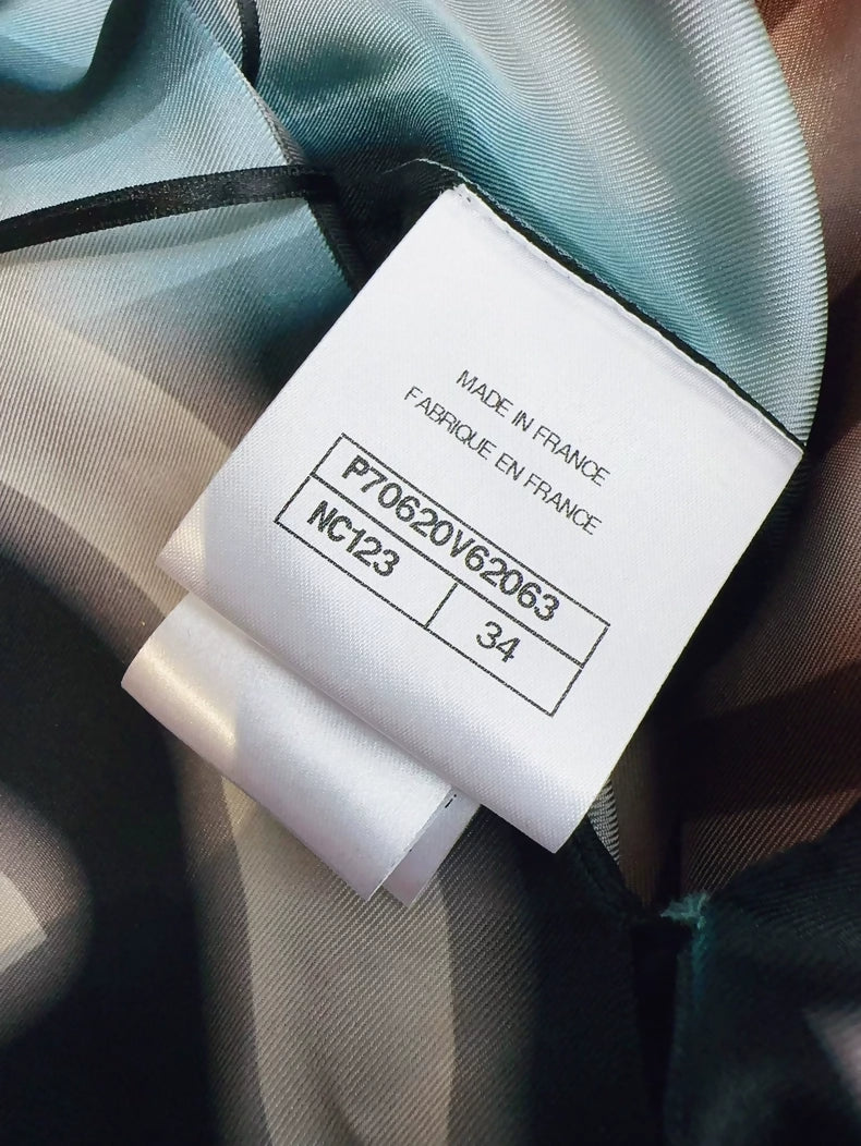 Chanel 21S neon CC logo dress
