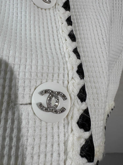 Chanel 21C white jacket