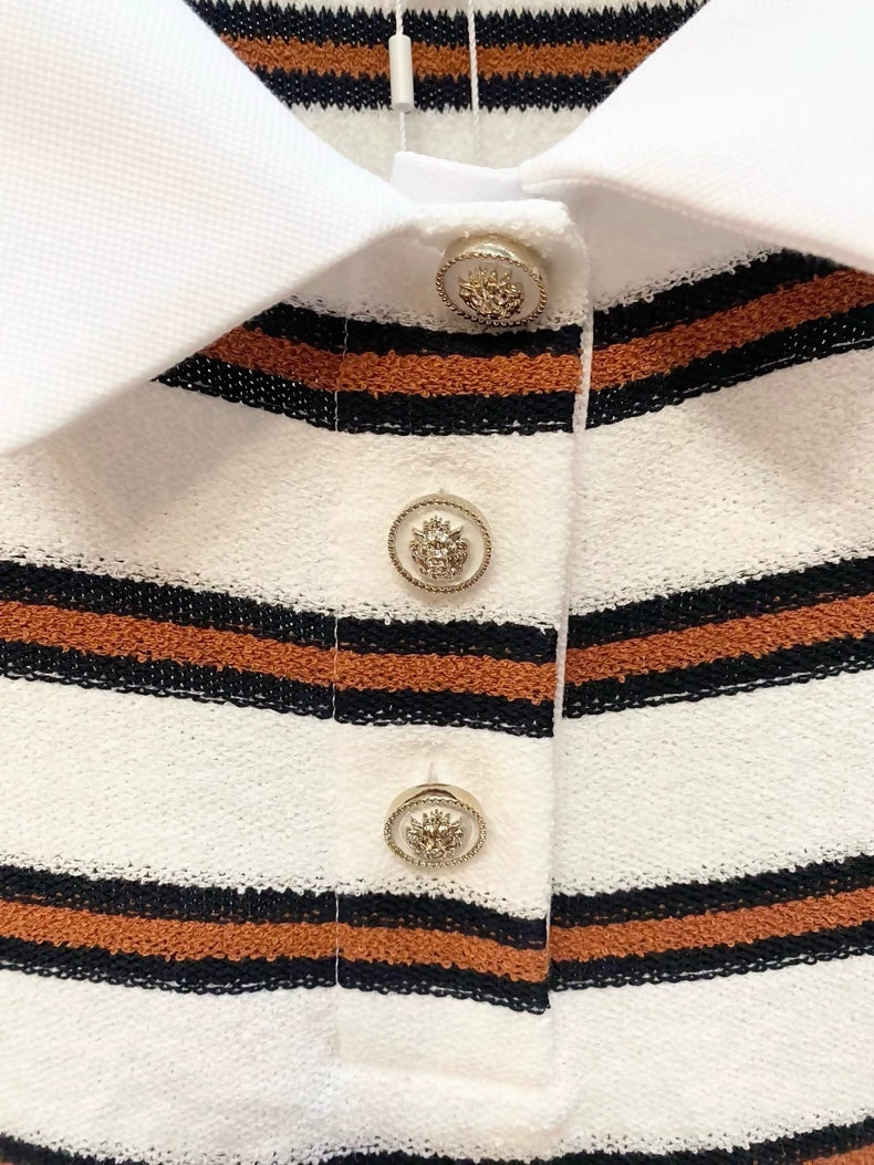 Chanel 26C striped polo shirt