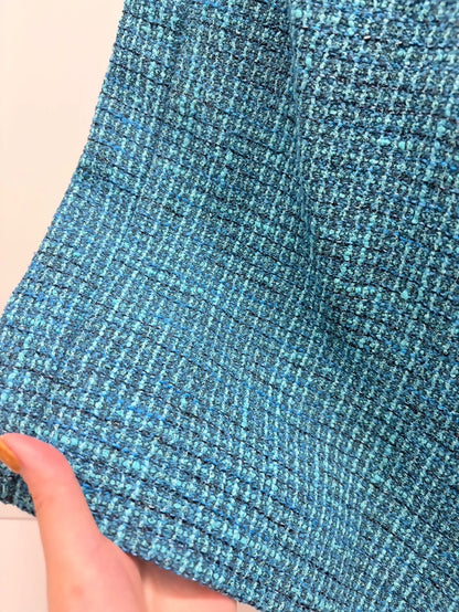 Chanel 22P Blue Tweed pants