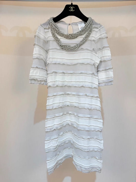 Chanel 09C Miami Collection jewelled dress