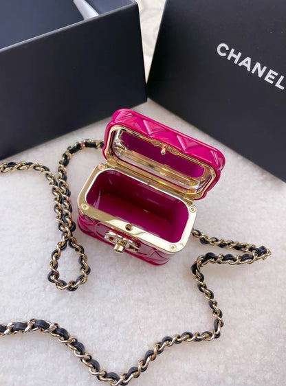 Chanel 22  Pink Leather Chain