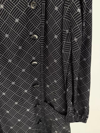 Chanel 23S ecru sequined dress