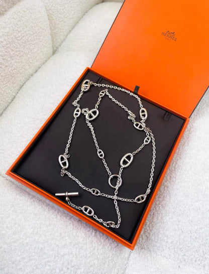 Hermès Farandole long necklace 120cm