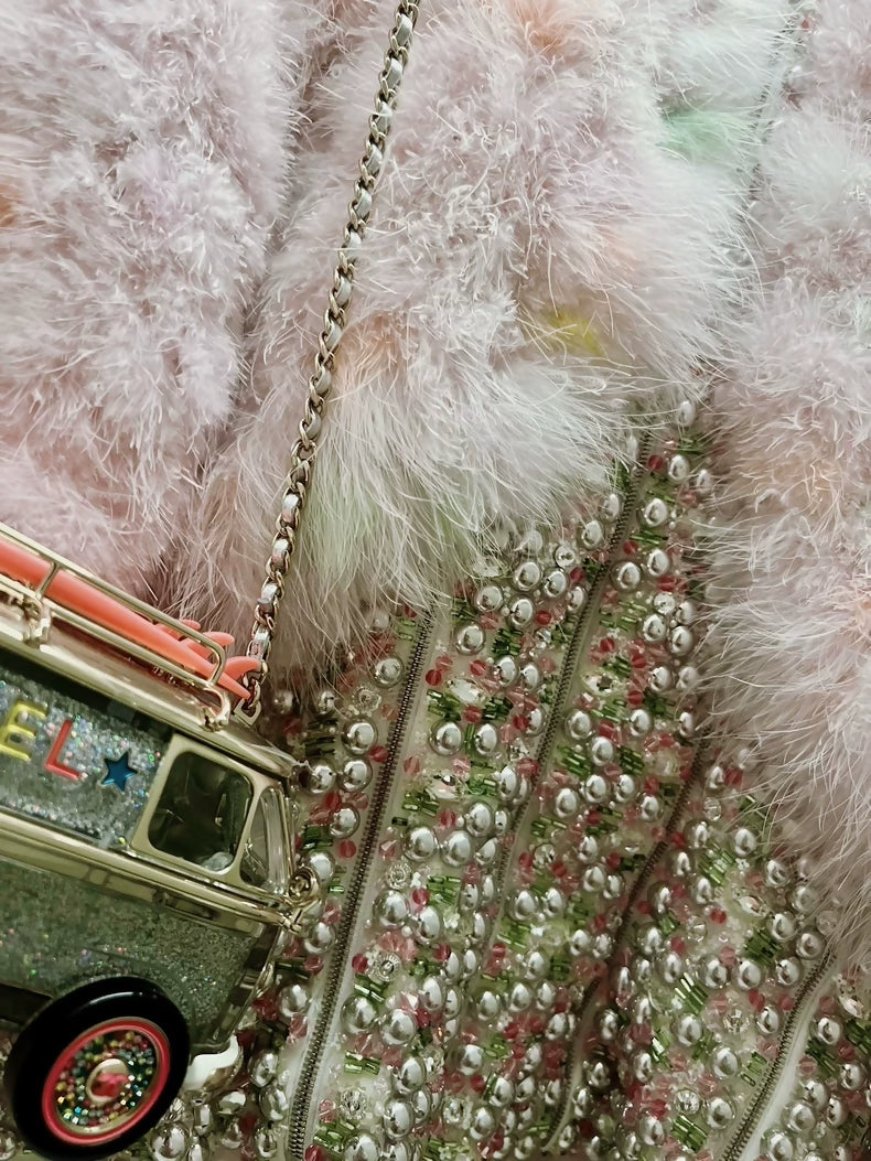 Chanel 2014  Feather & crystals Jacket