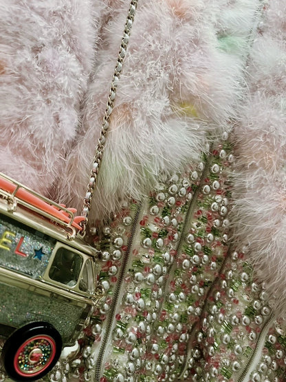 Chanel 2014  Feather & crystals Jacket