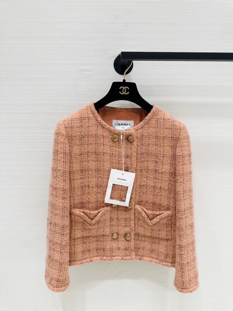 Chanel 24A light orange  jacket,