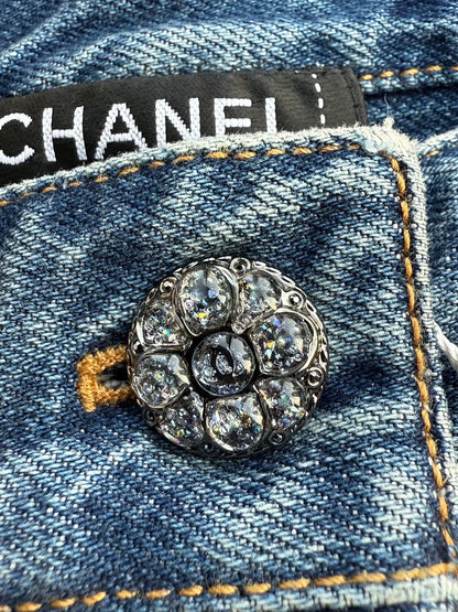 Chanel 24s denim top