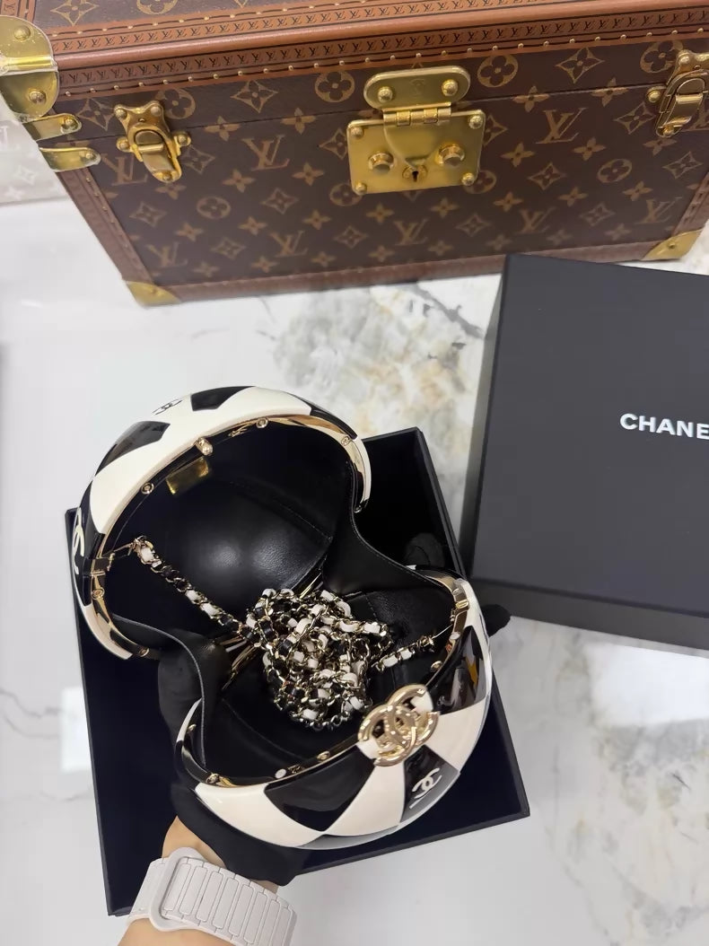 Chanel 23C World Cup Limited Edition Acrylic Football Evening Chain Bag