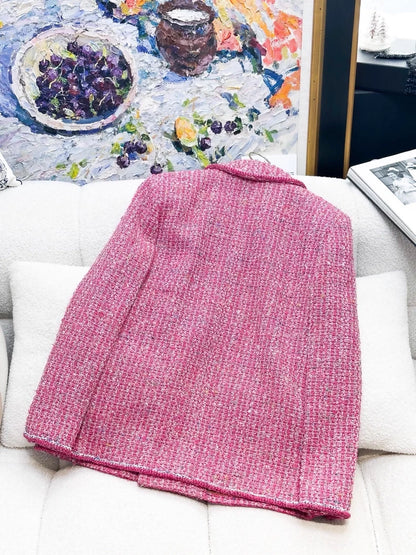 Chanel 19S Pink Tweed Jacket