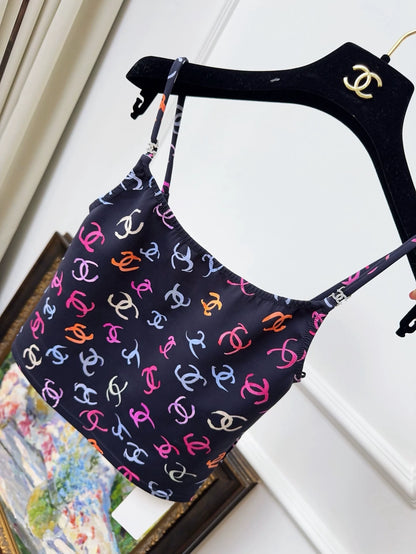 Chanel 24S navy blue top