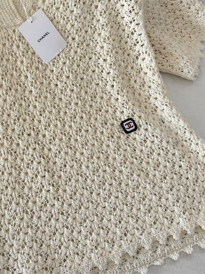 Chanel 26M Off-white Knitted T-Shirt