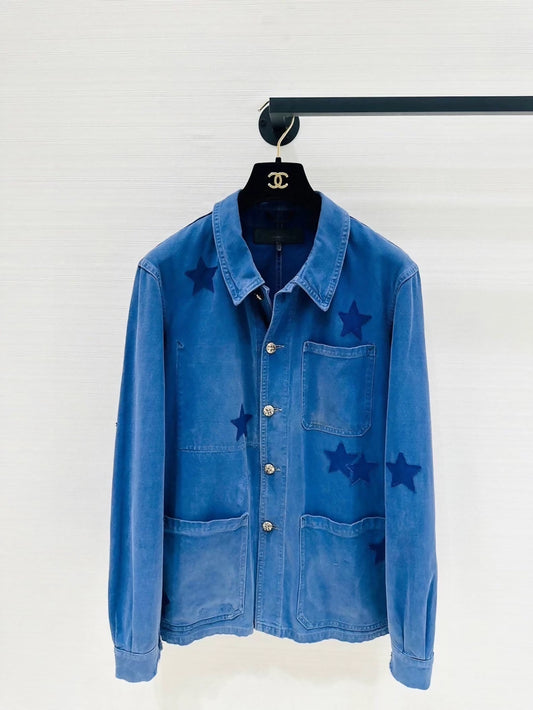 Chrome Hearts blue denim jacket