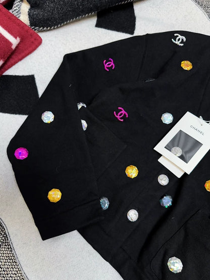 Chanel 21k Black Cardigan