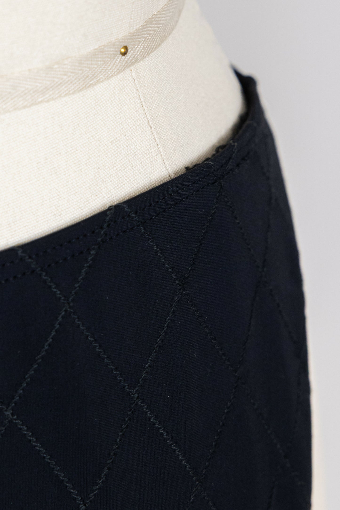 Chanel 1994 Cruise Vintage Black Logo Quilted Bikini