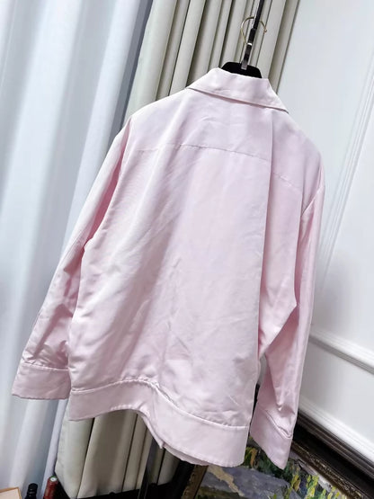 Chanel 20A pink four-pocket jacket