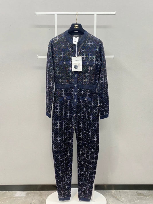 Chanel 21K black jumpsuit