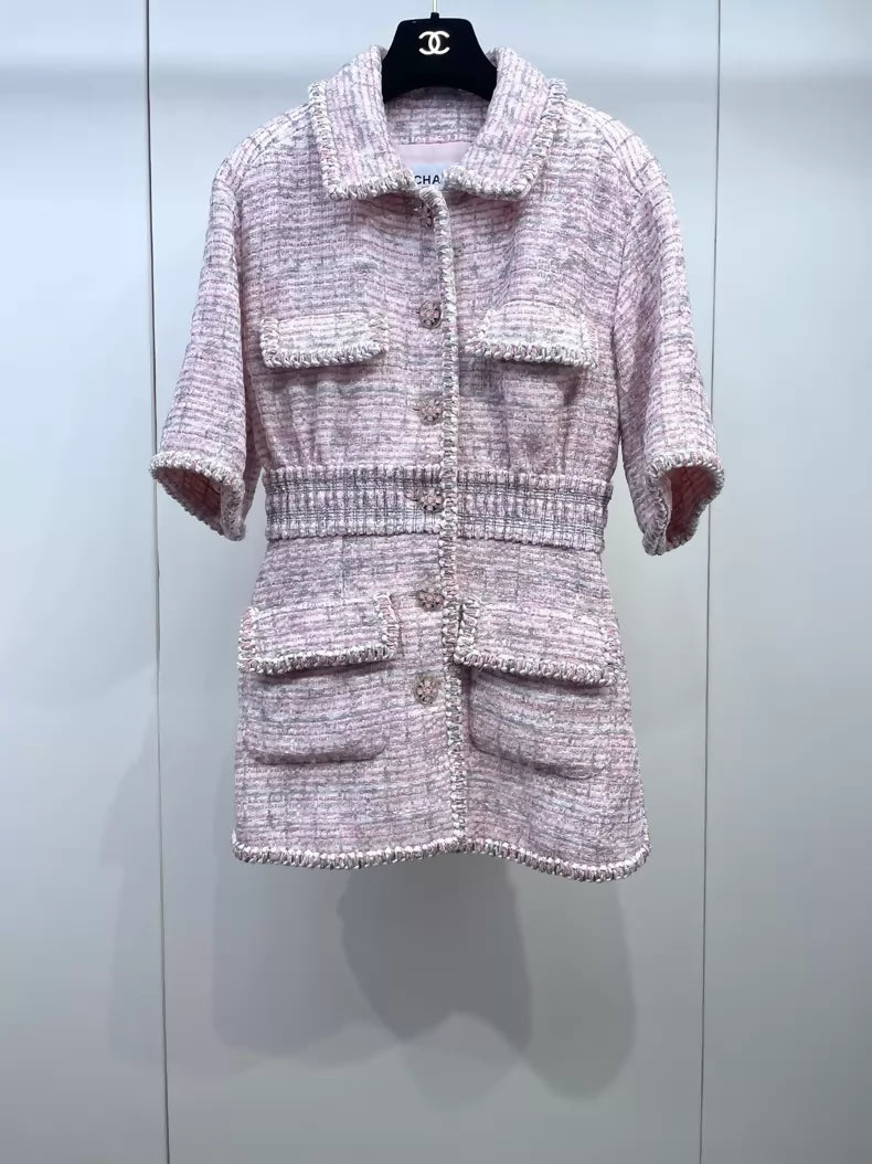 Chanel 19S Pink tweed Dress
