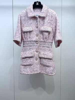Chanel 19S Pink tweed Dress
