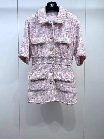Chanel 19S Pink tweed Dress