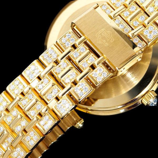 VAN CLEEF & ARPELS Diamond 18K Solid Gold Celebrity Men's Quartz Watch
