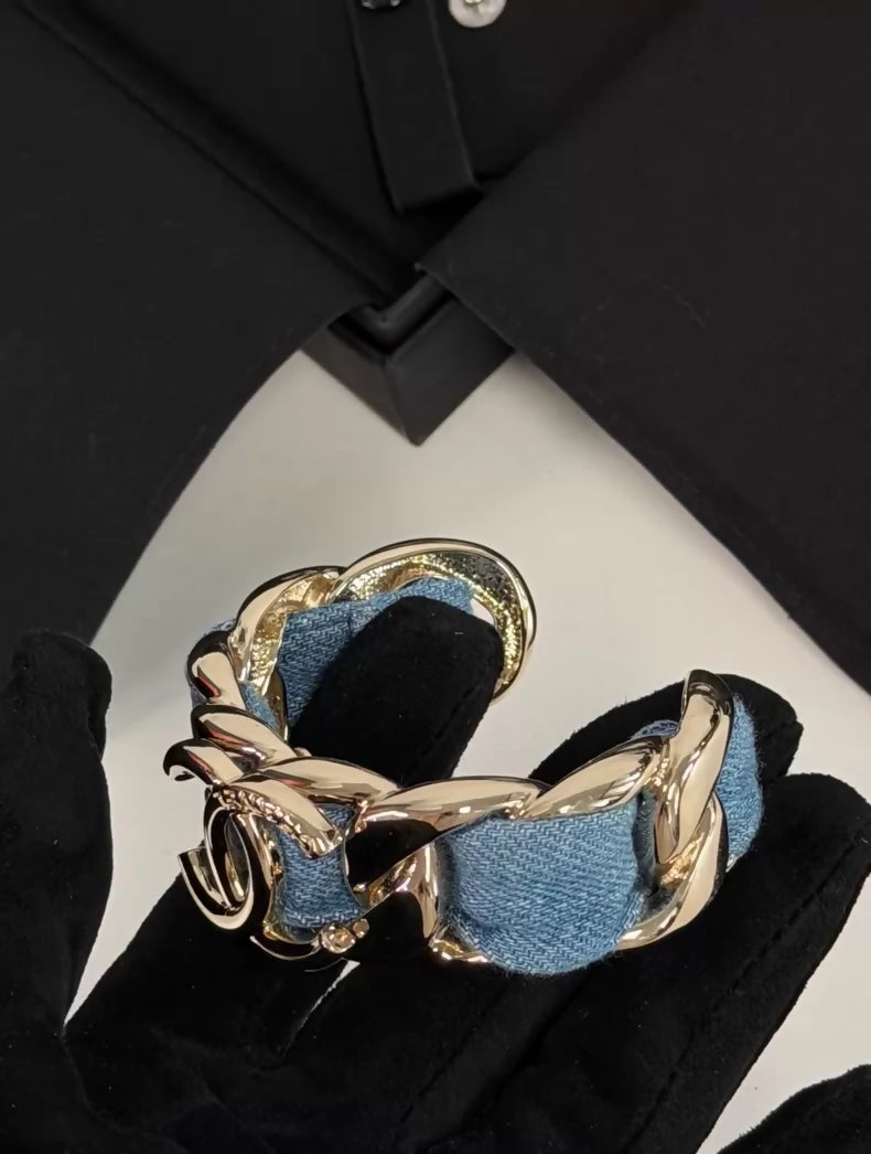 Chanel 25P Denim Bracelet