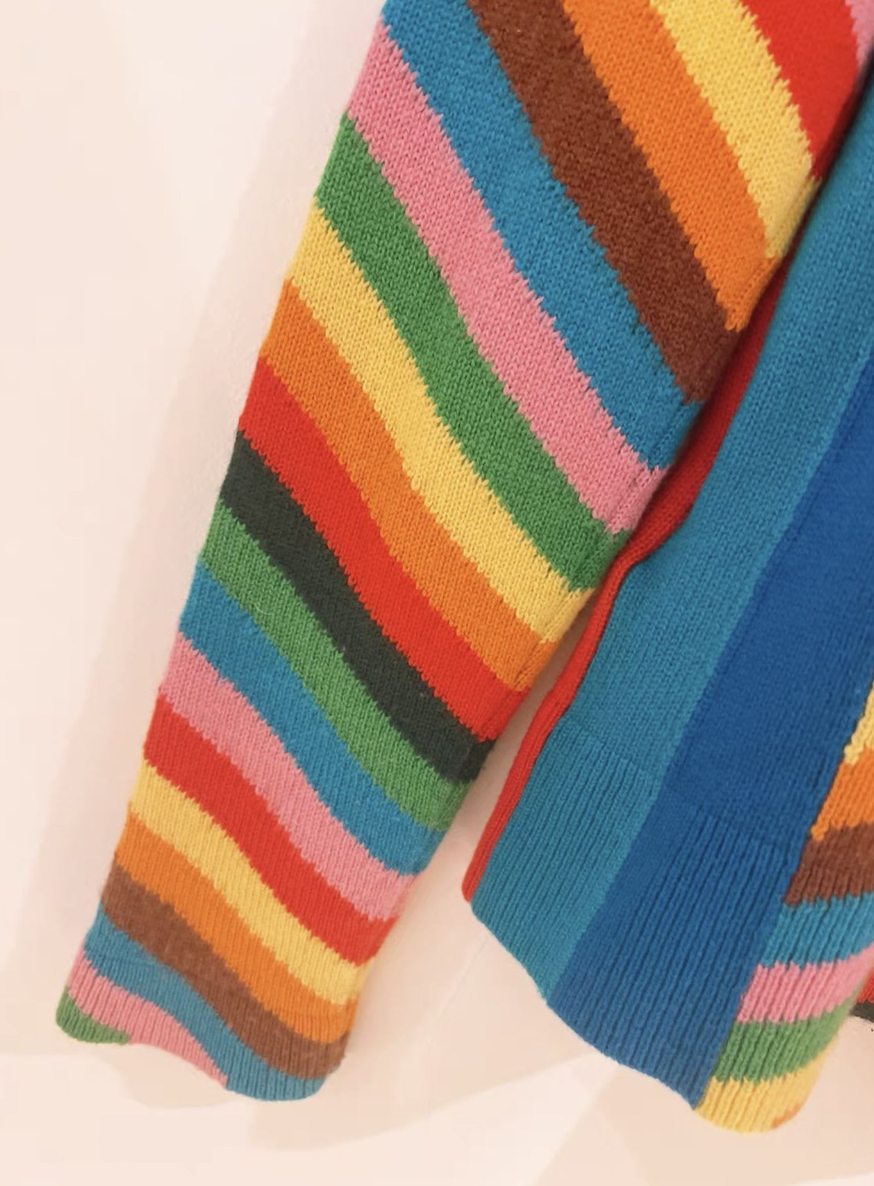 Valentino Rainbow Cashmere Sweater