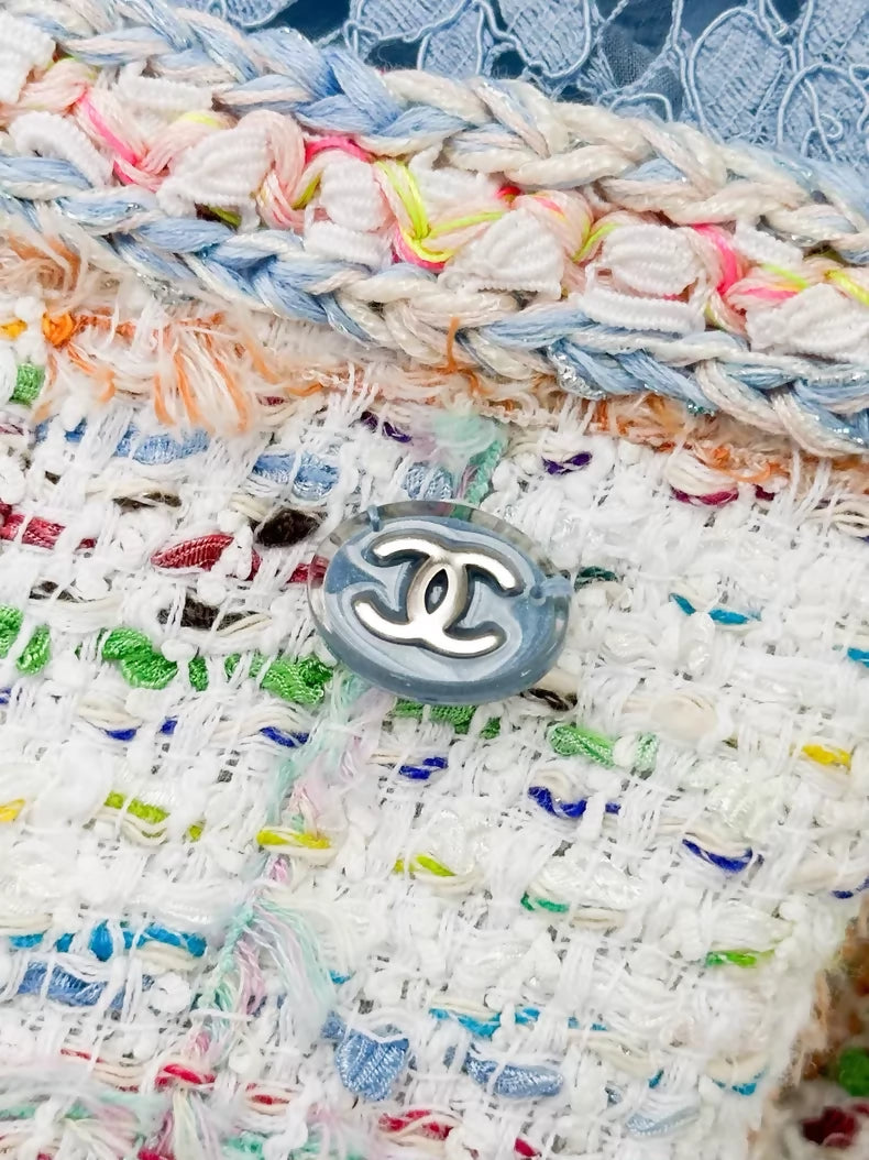 Chanel 19C Colourful tweed Jacket and Dress set