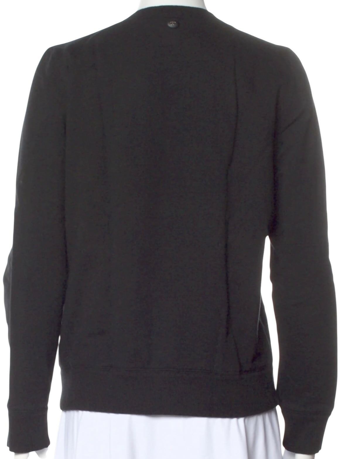 Chanel 17B Black Navy Red Gabrielle Logo Pullover Sweater FR 46