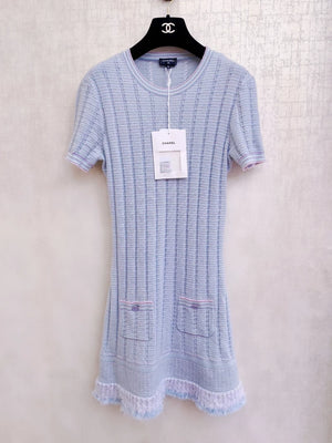 Chanel 25B blue dress