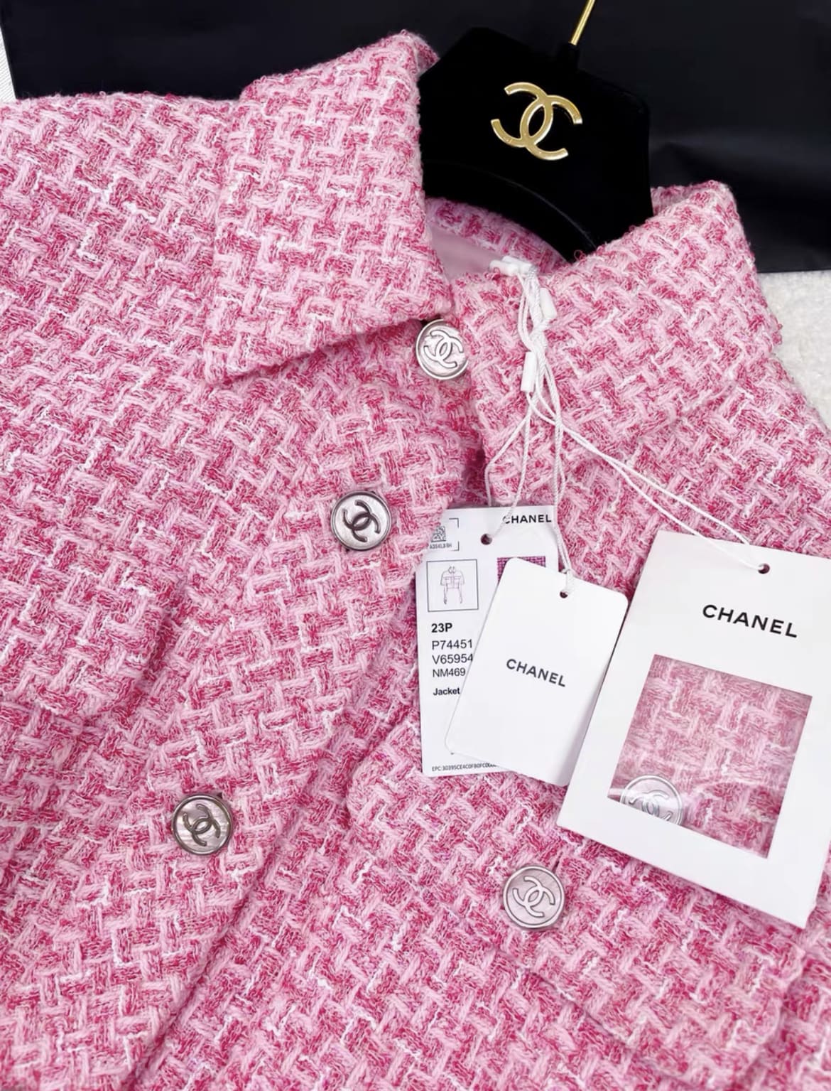 Chanel 23P Pink Short Jacket