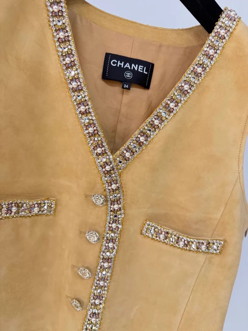Chanel 26C suede dress