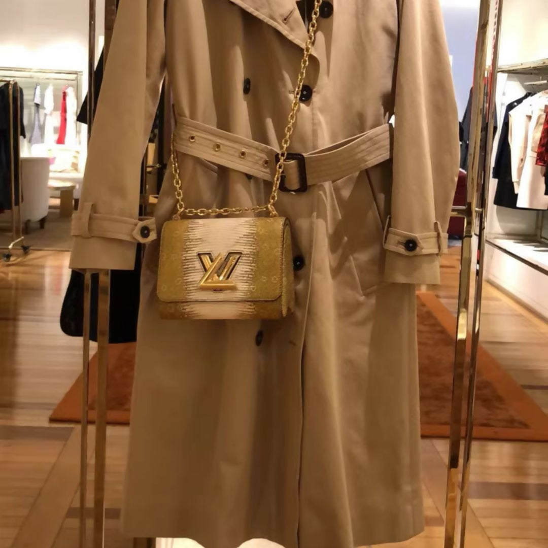 LOUIS VUITTON Lizard Twist Shoulder Bag Mini Gold – Wararni.com