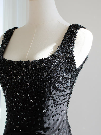 gianni versace couture spring 1996 black embellished mini dress 5