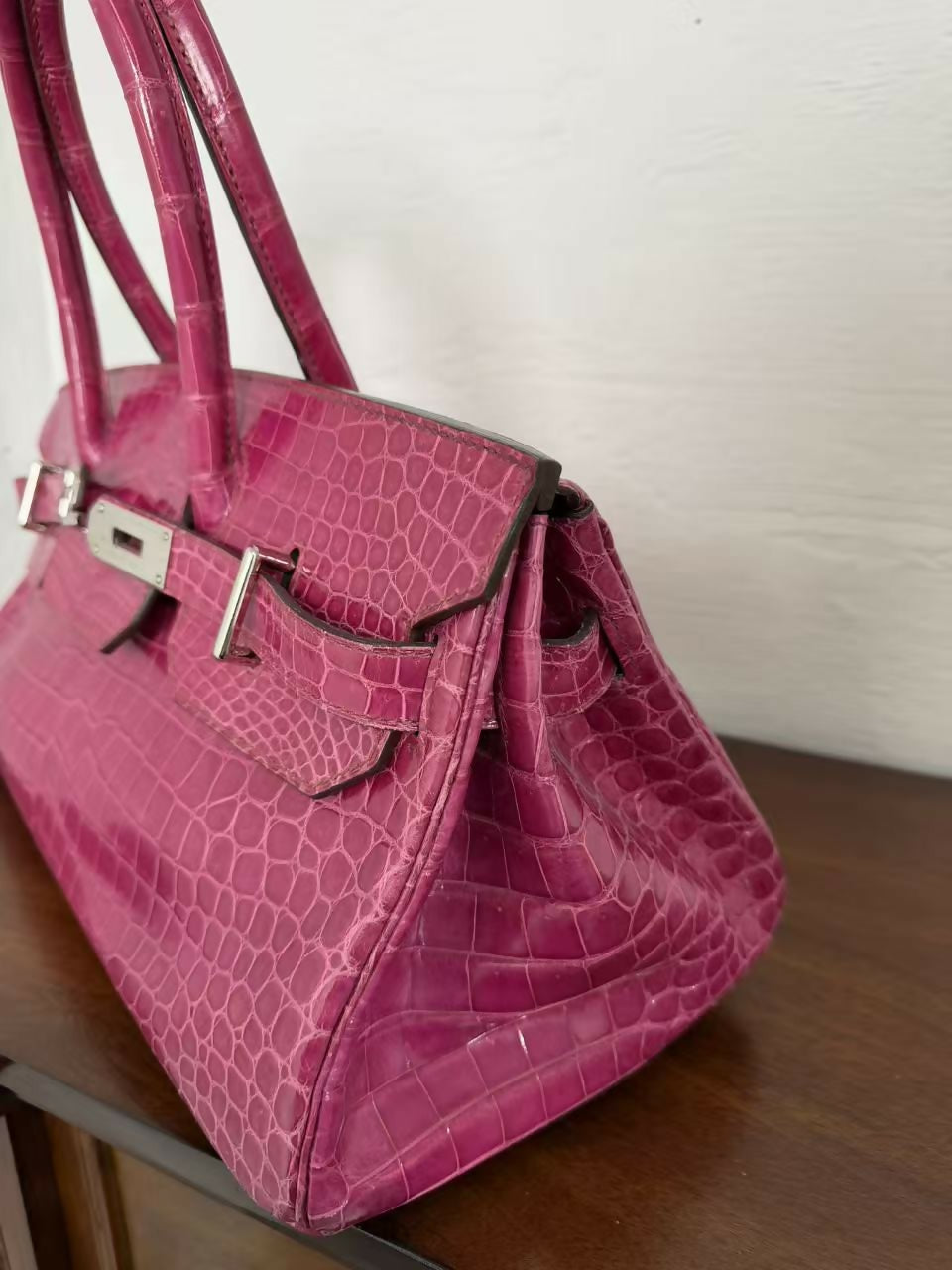 Hermes Vintage Birkin shoulder J7 Pink