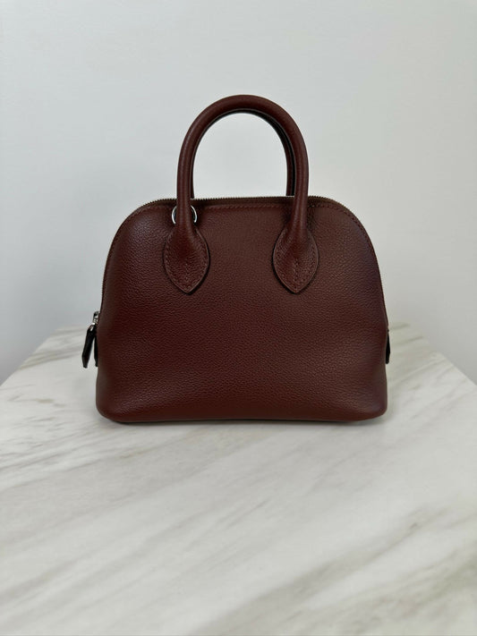Hermès Mini Bolide Rouge Sellier Chamkila Goatskin PHW K 2026
