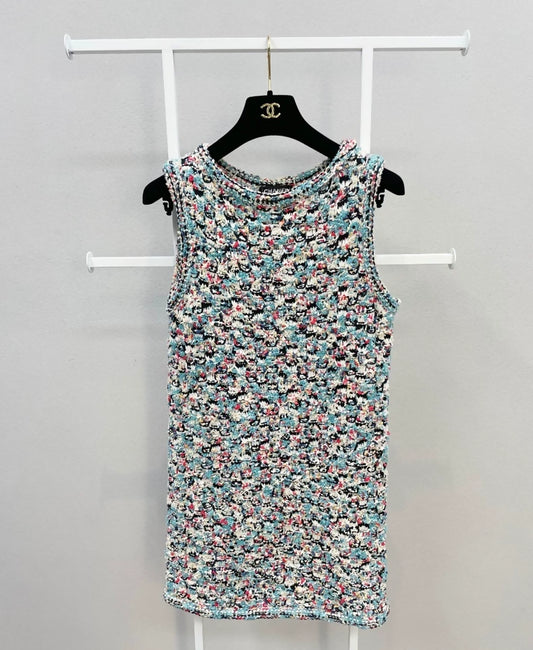 Chanel Dubai 2015 tweed dress