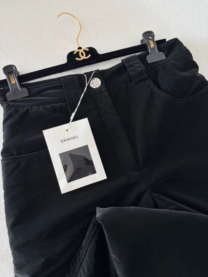 Chanel 24N Black Ski Pants