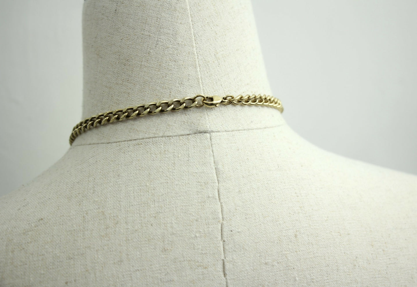 Chanel Vintage 03P Gold-plated CC Enamel White Skull Necklace