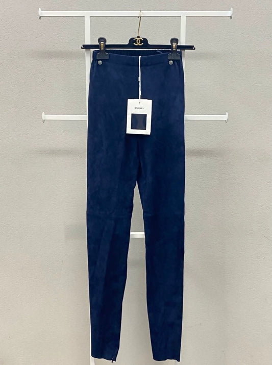 Chanel blue leggings