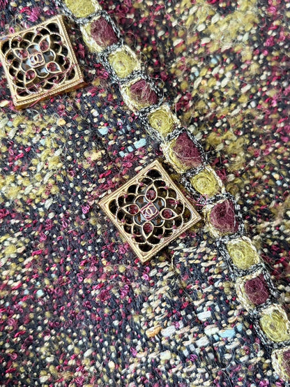 Chanel 20122 Red and Gold Byzantine Jacket