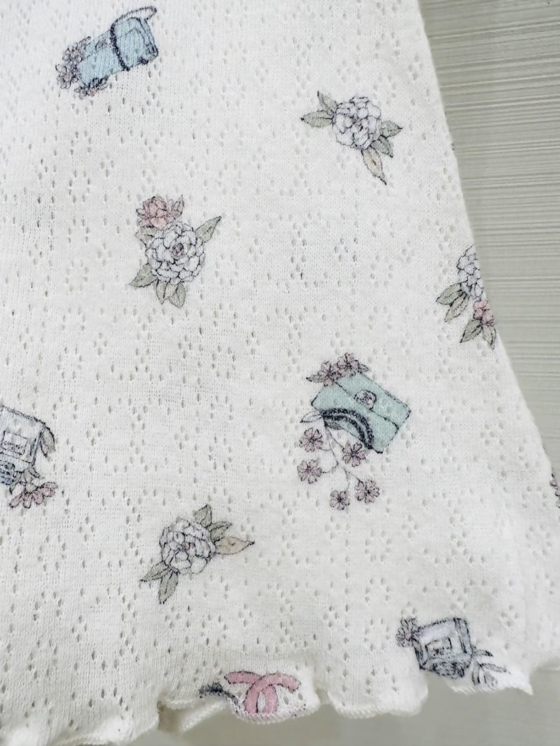 Chanel 24N floral knit top