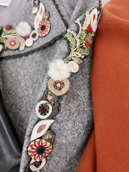 Chanel 2015 Salzburg grey green coat