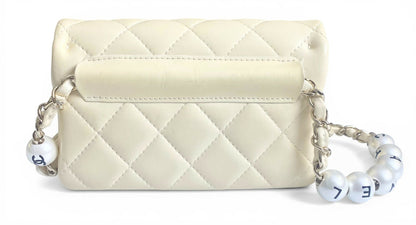 Chanel 2019 My Precious Pearls Quilted Leather Mini Waist Belt Bag